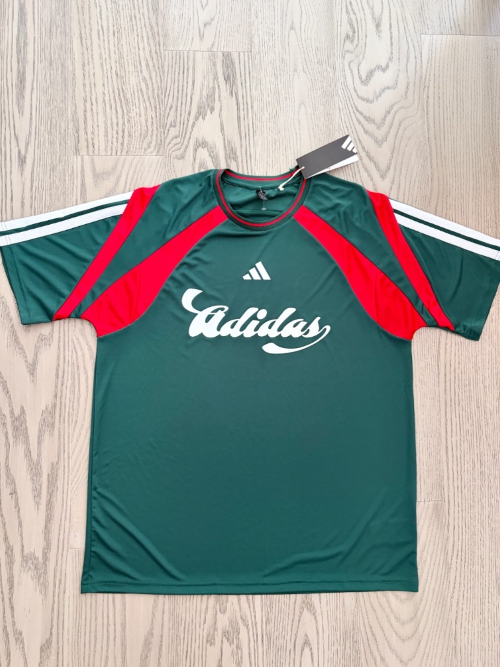 Adidas, House Of Tiro Nations, Soccer, Jersey, Green, W/Red/White, Size, L, New